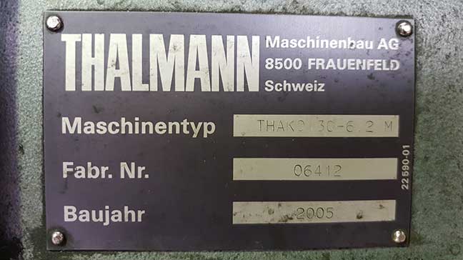 Thalmann Second-hand machine